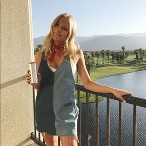 Two-Toned Denim Dress